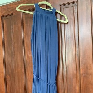 Beachy Long Halter Dress